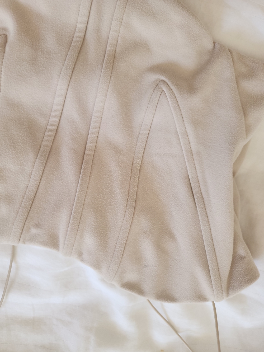 Joah Brown Cream Corset Crop Top - Picture 11 of 12